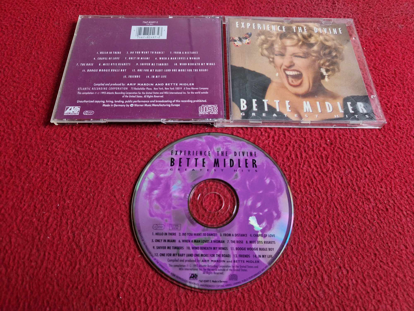 BETTE MIDLER EXPERIENCE THE DIVINE GREATEST HITS CD