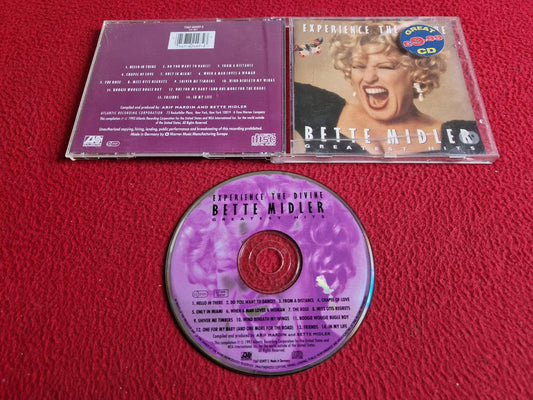 BETTE MIDLER EXPERIENCE THE DIVINE GREATEST HITS CD