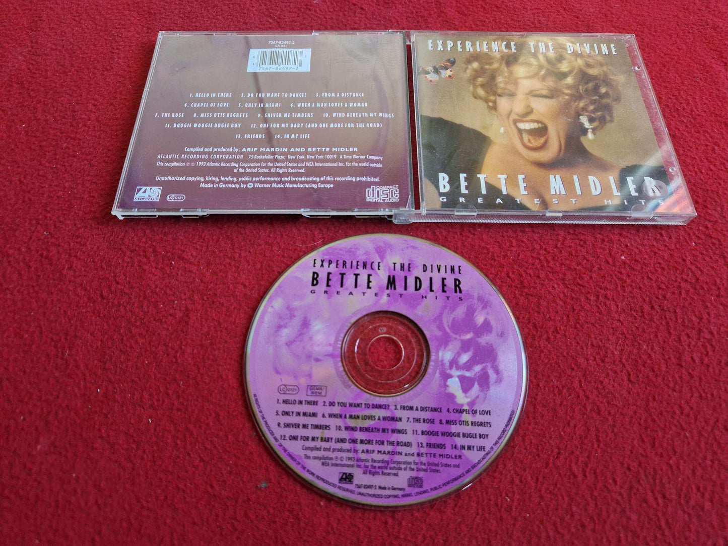 BETTE MIDLER EXPERINCE THE DIVINE GREATEST HITS CD