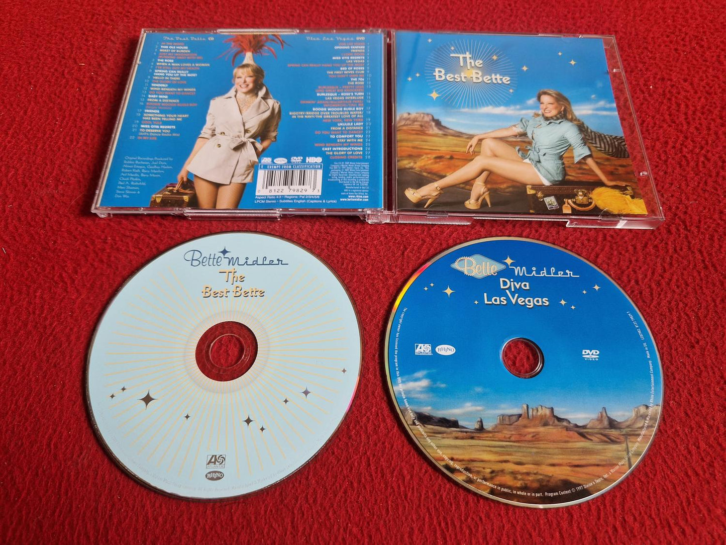 BETTE MIDLER TE BEST BETTE / DIVA LAS VEGAS CD