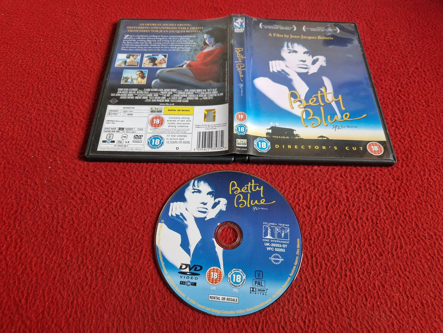 BETTY BLUE DVD