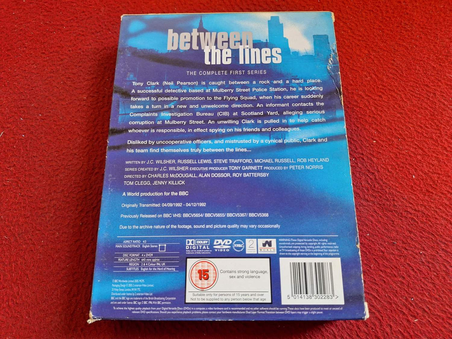 BETWEEN THE LINES SERIES 1 BOX DVD