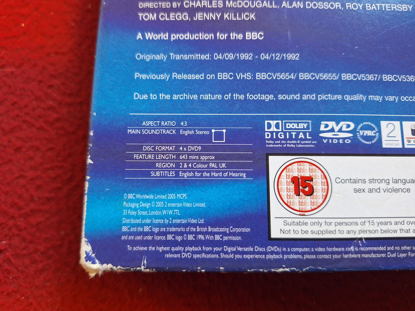 BETWEEN THE LINES SERIES 1 BOX DVD