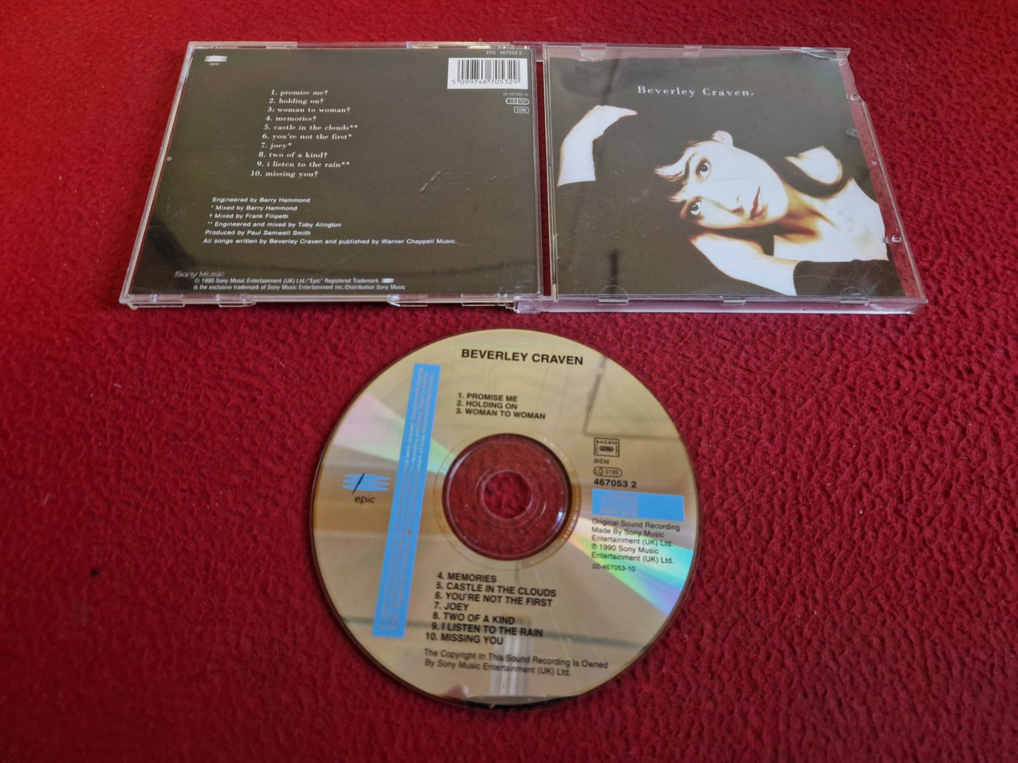 BEVERLEY CRAVEN - BEVERLEY CRAVEN CD