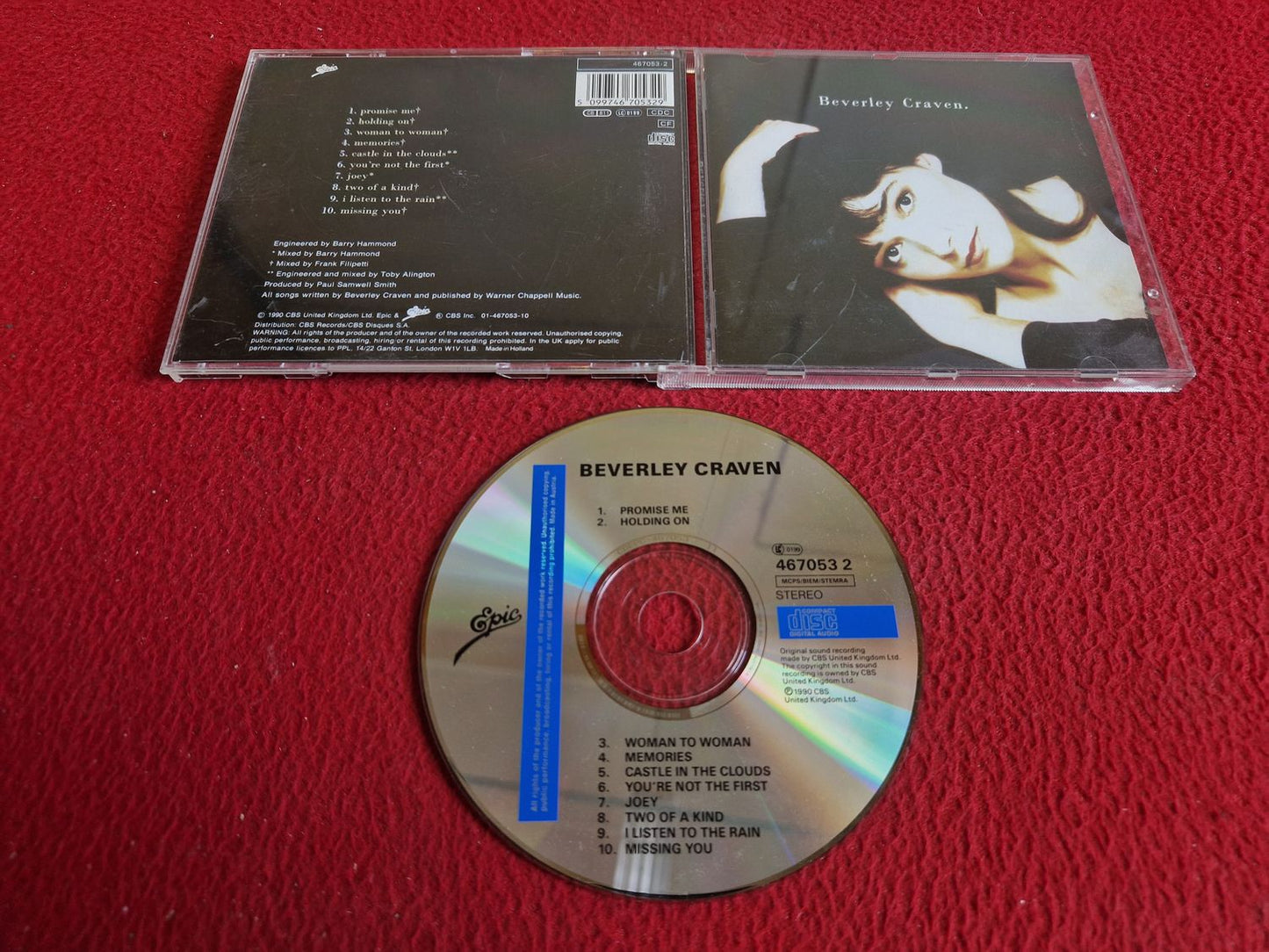 BEVERLEY CRAVEN - BEVERLEY CRAVEN CD