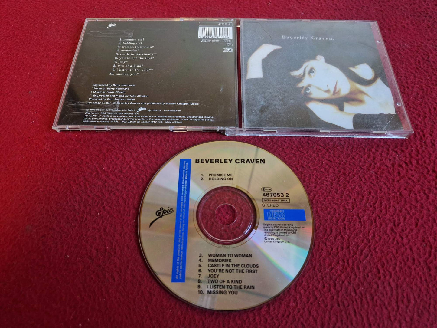 BEVERLEY CRAVEN - BEVERLEY CRAVEN CD
