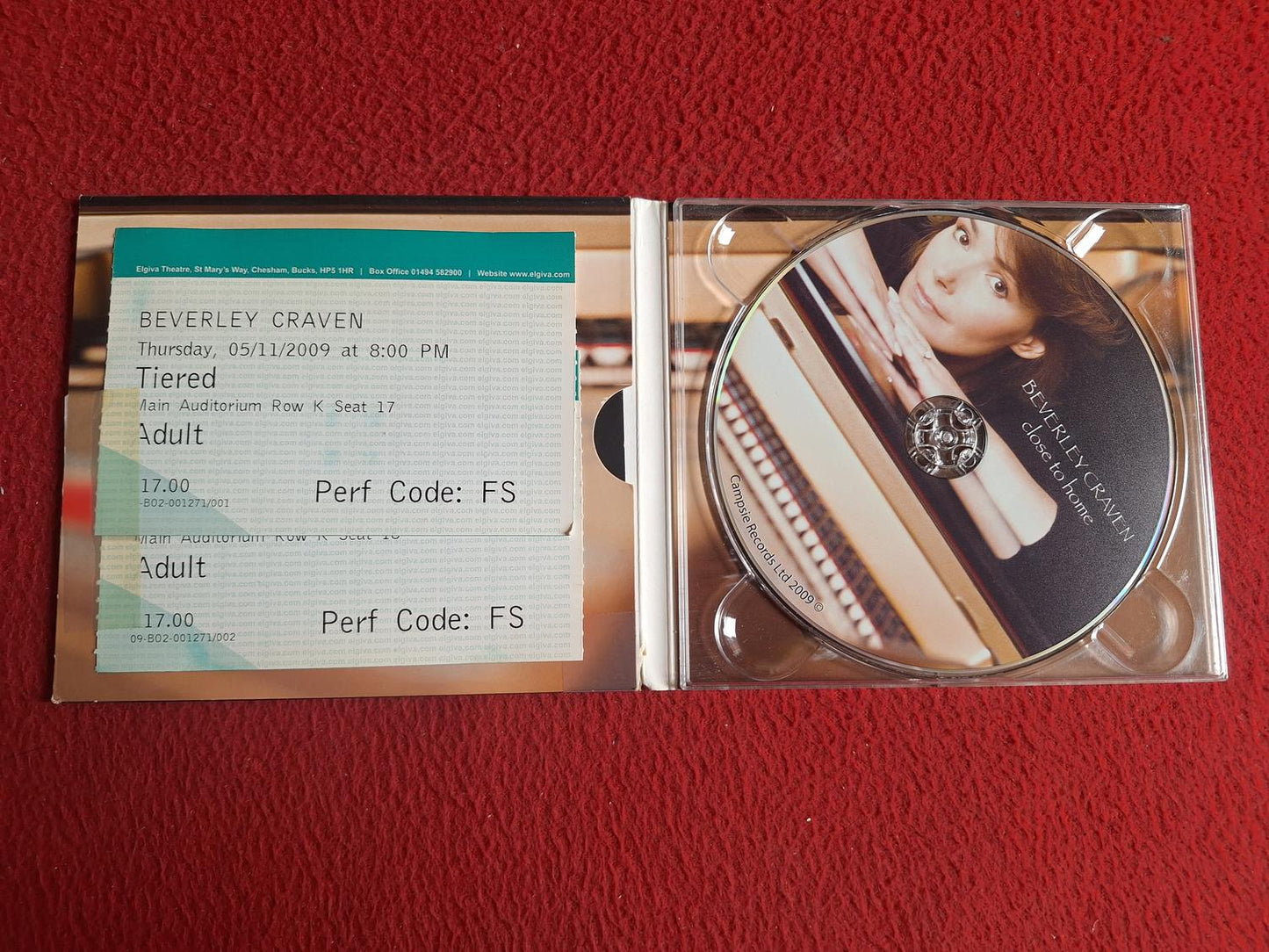 BEVERLEY CRAVEN CLOSE TO HOME CD