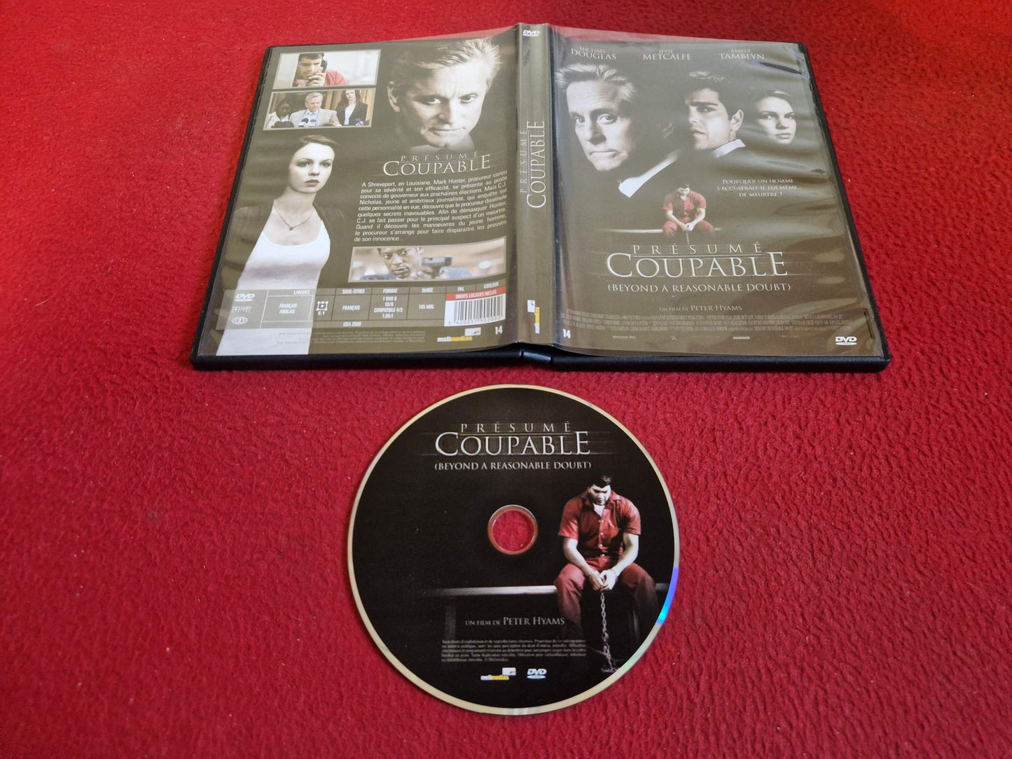 BEYOND REASONABLE DOUBT [ FRANSK UTGÅVA - ENGELSKT TAL / FRANSK TEXT ] DVD