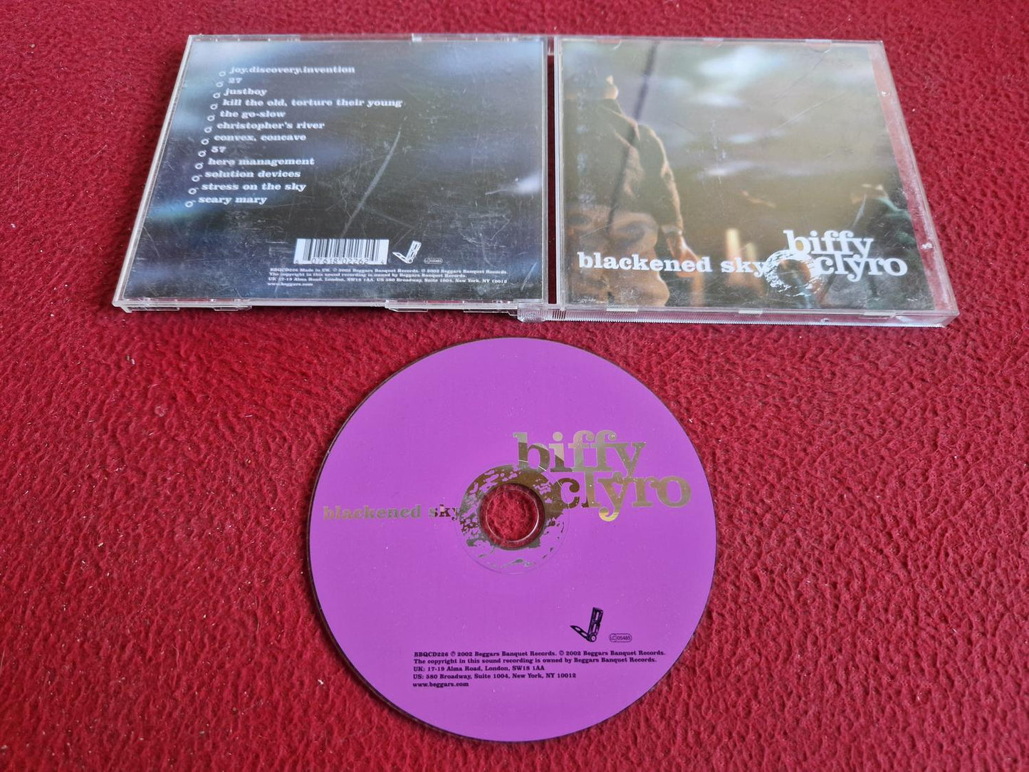 BIFFY CLYRO BLACKENED SKY CD