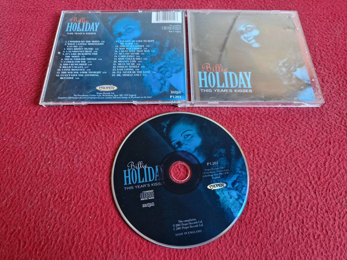 BILLIE HOLIDAY THIS YEAR'S KISSES CD