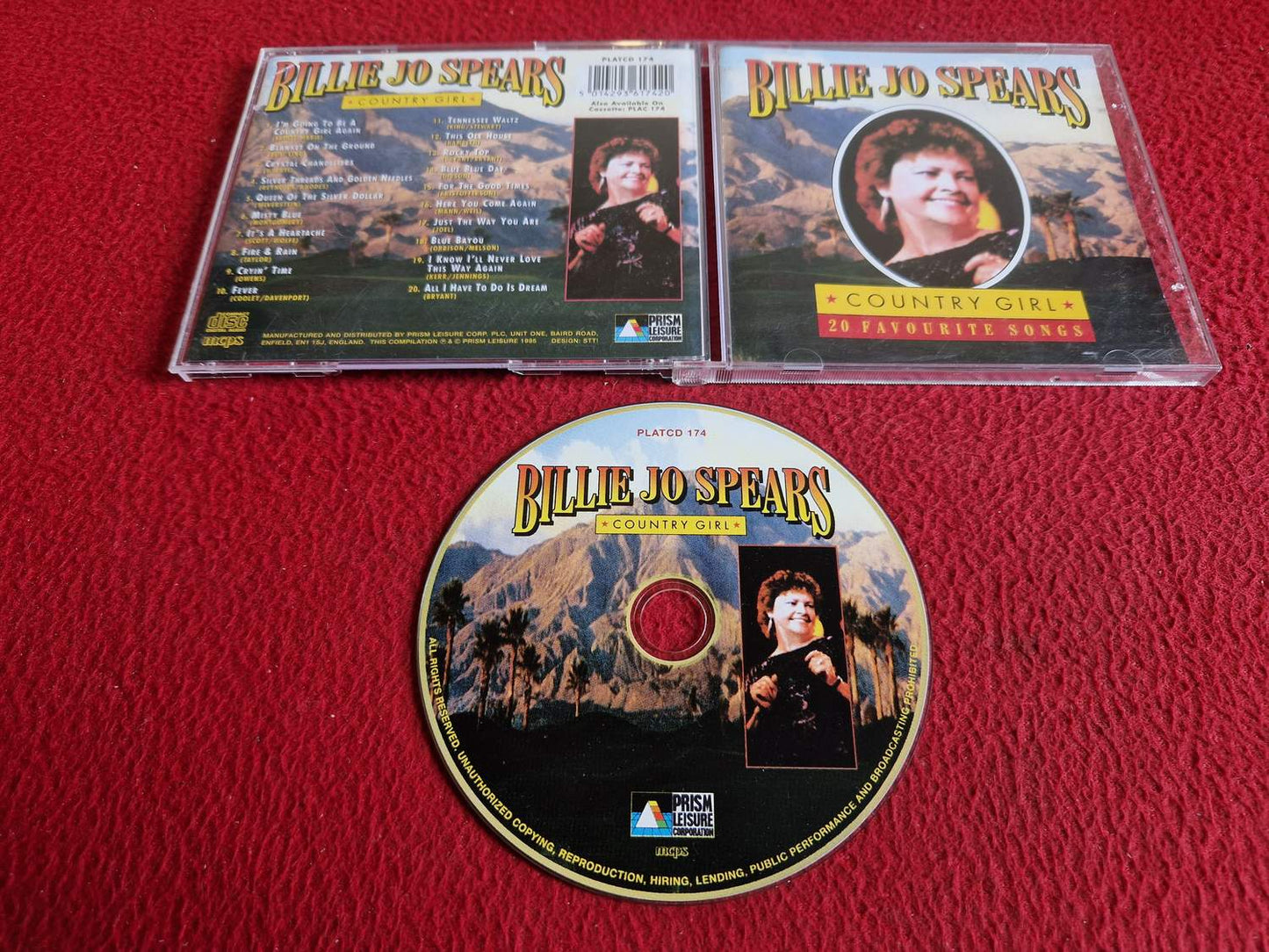 BILLIE JO SPEARS COUNTRY GIRL CD