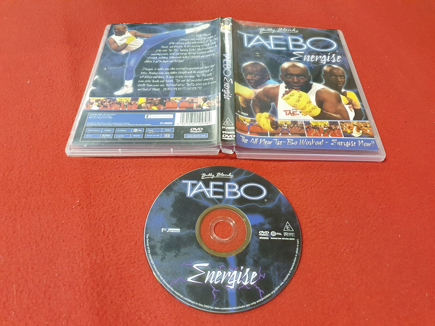 BILLY BLANKS TAEBO ENERGISE till DVD