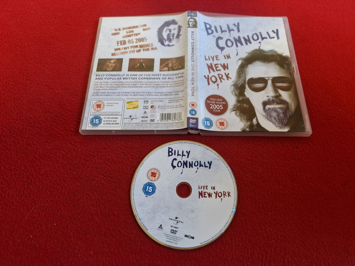 BILLY CONNOLLY LIVE IN NEW YORK DVD