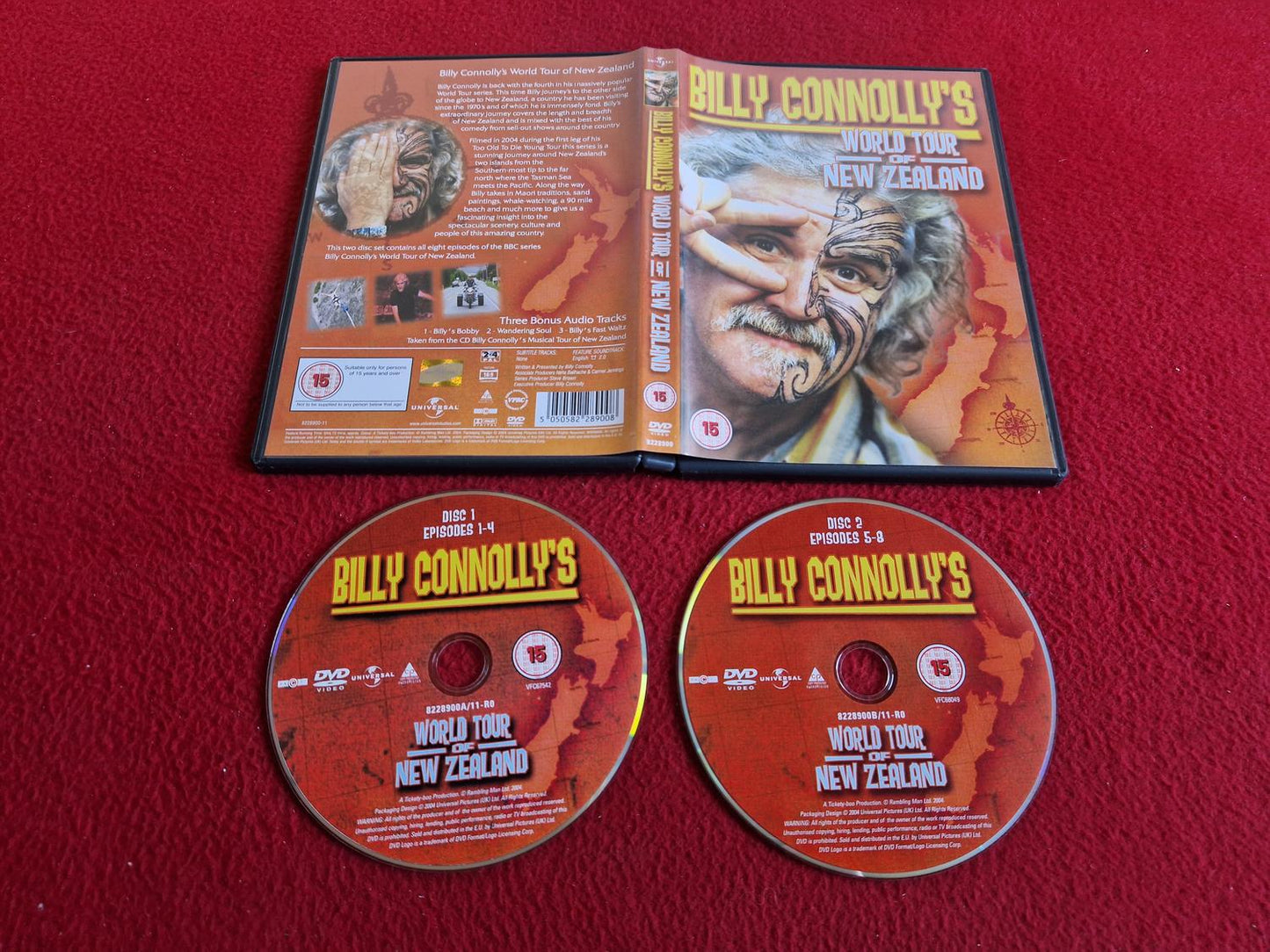 BILLY CONNOLLY'S - WORLD TOUR OF NEW ZEALAND DVD