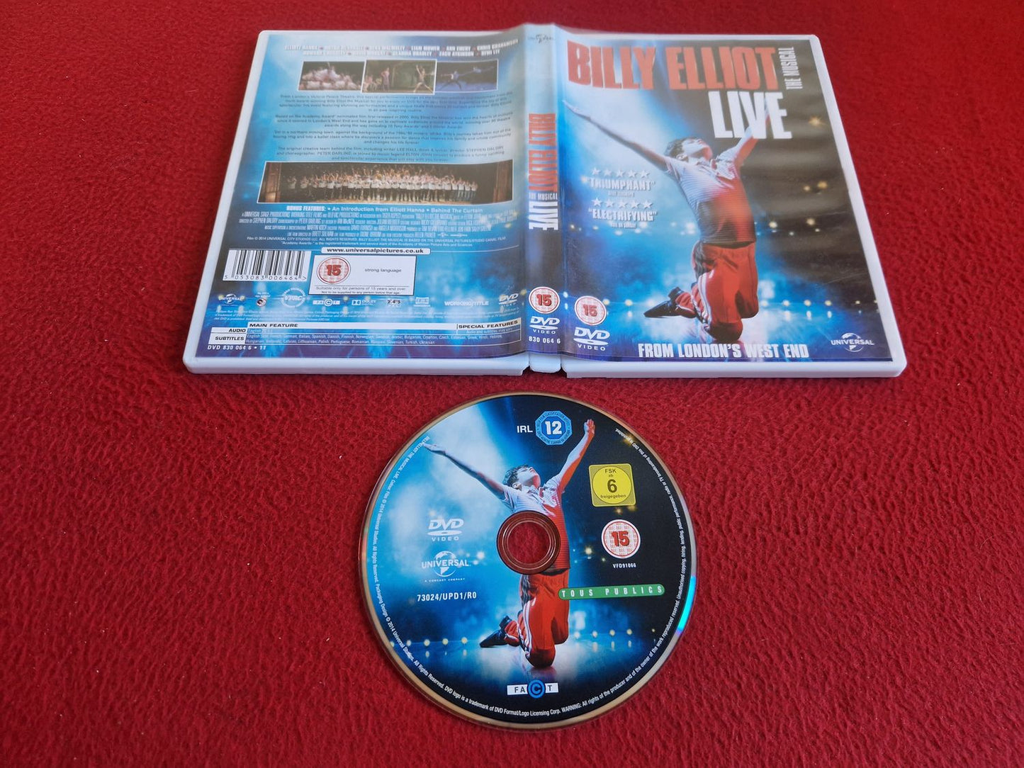 BILLY ELLIOT THE MUSICAL LIVE DVD