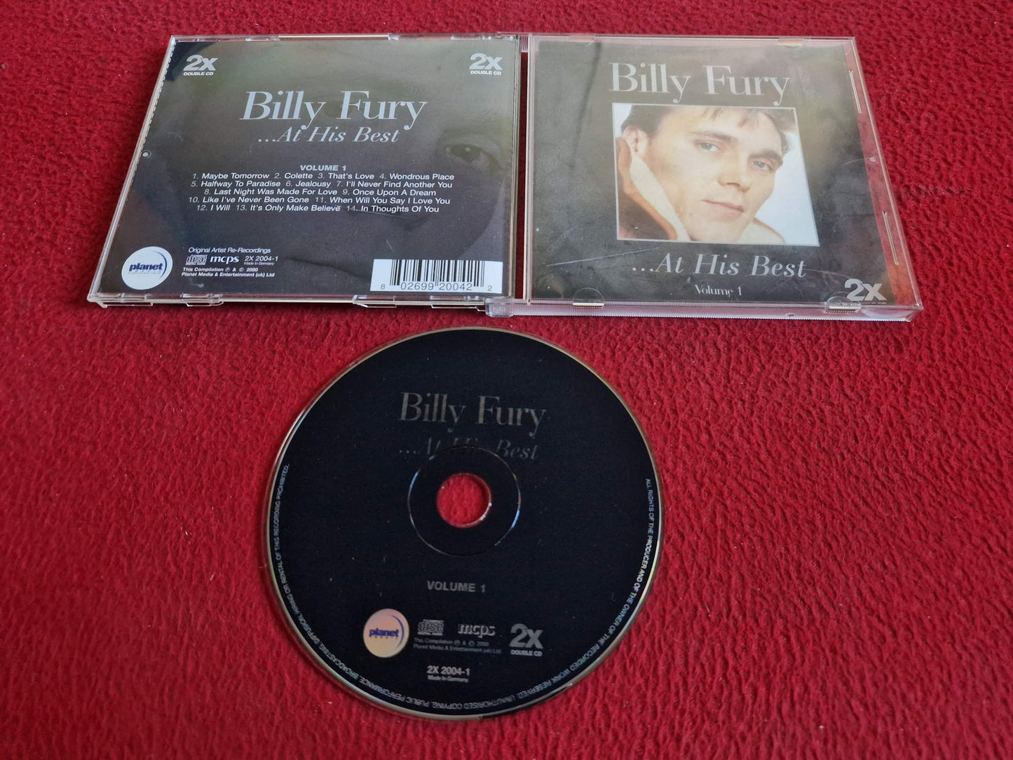 BILLY FURY ...AT HIS BEST VOLUME 1 CD