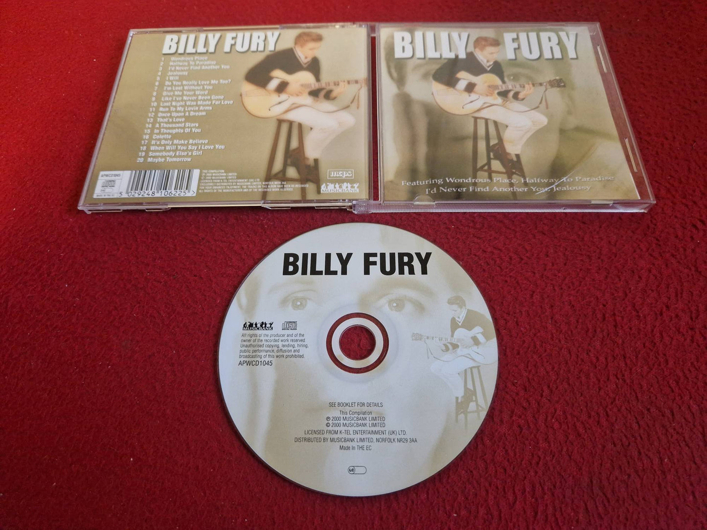 BILLY FURY - BILLY FURY CD