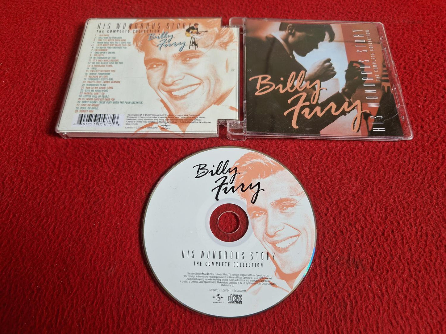 BILLY FURY HIS WONDROUS STORY THE COMPLETE COLLECTION CD