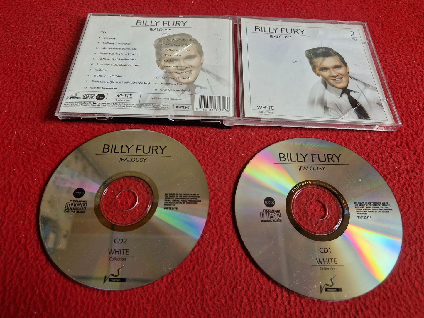 BILLY FURY JEALOUSY CD