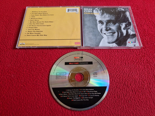 BILLY FURY PARADISE CD