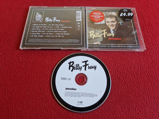 BILLY FURY PARADISE CD