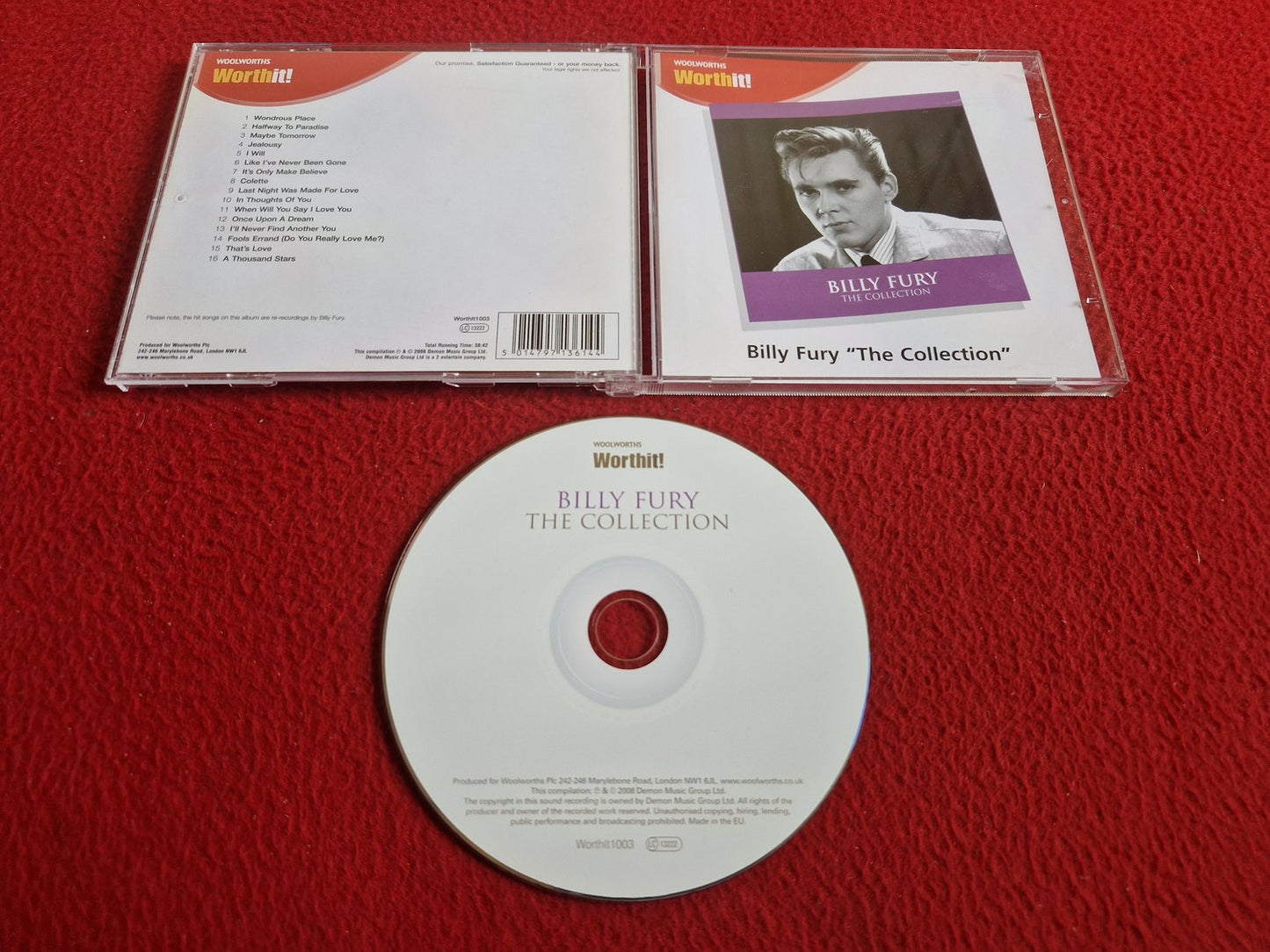 BILLY FURY THE COLLECTION CD