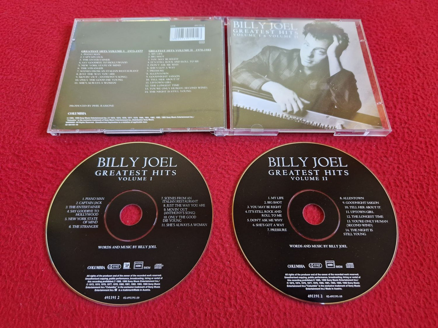BILLY JOEL GREATEST HITS VOL 1 & 2 CD