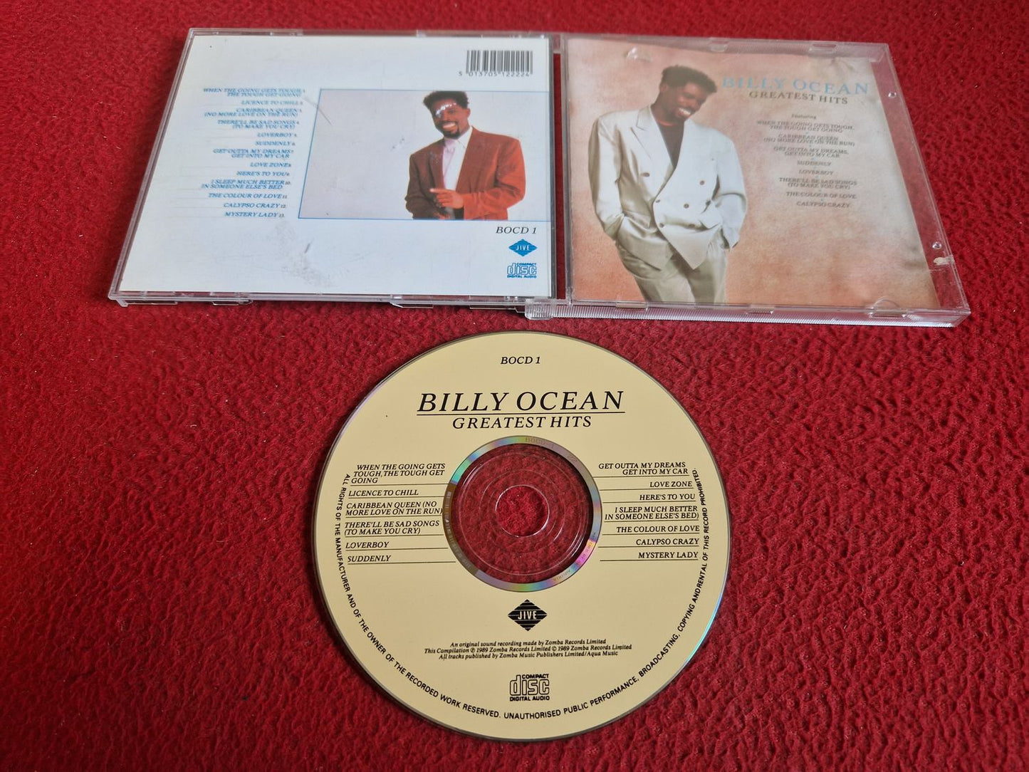 BILLY OCEAN GREATEST HITS CD
