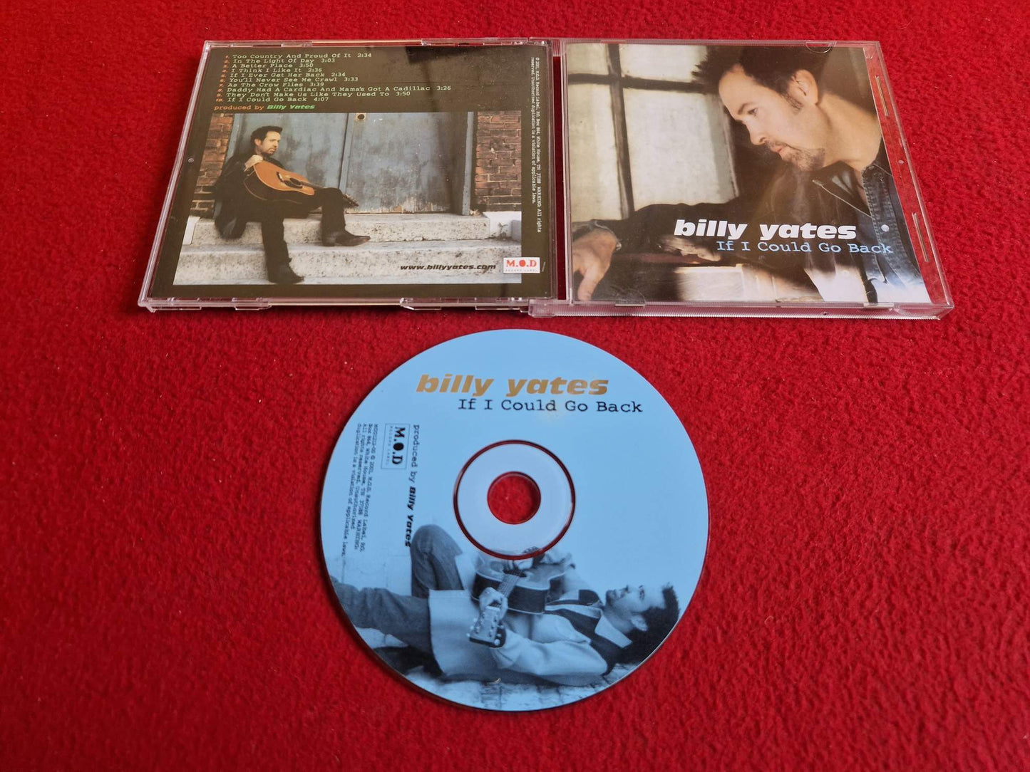 BILLY YATES IF I COULD GO BACK CD