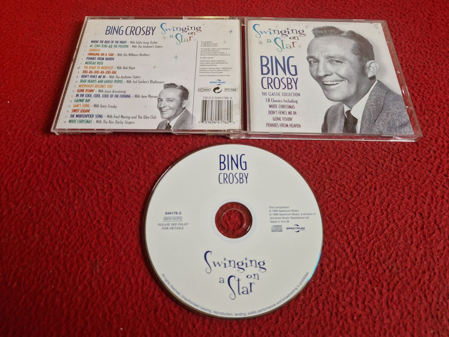 BING CROSBY SWINGING ON A STAR CD