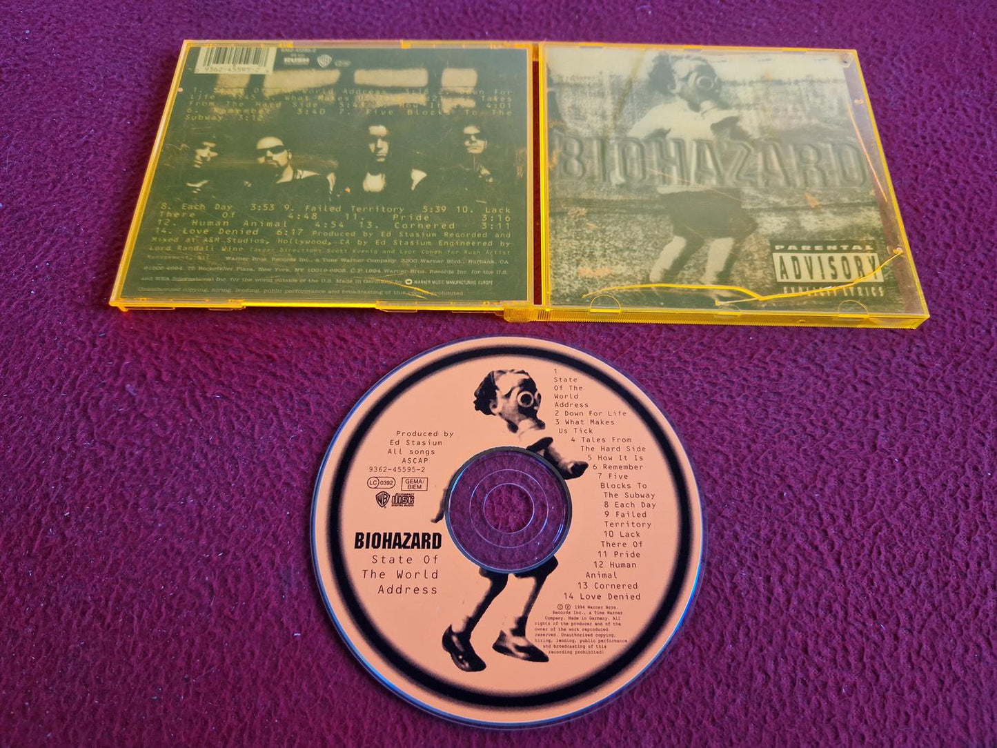 BIOHAZARD STATE OF THE WORLD ADDRESS CD