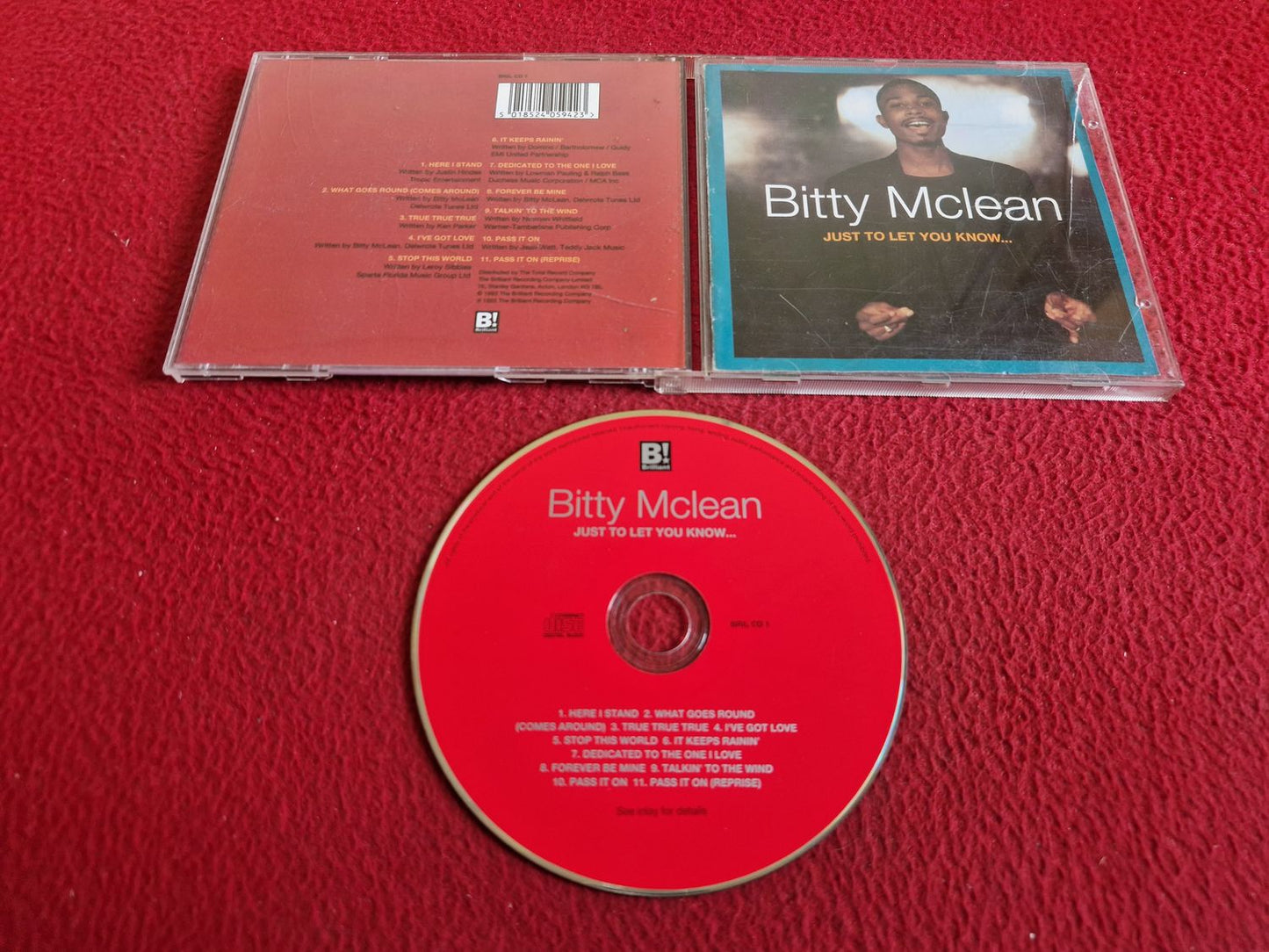 BITTY MCLEAN JUST TO LET YOU KNOW CD