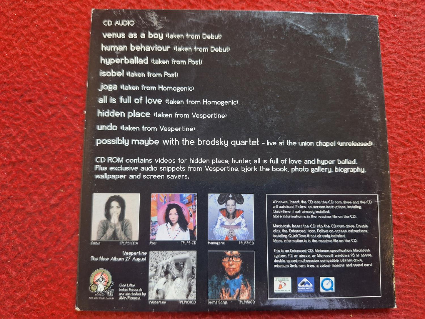 BJÖRK CD ROM [ THE TIMES ]