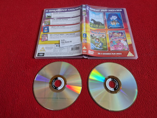 BLACK BEAUTY / WELP I'M A FISH / THE WATERS BABIES / MY LITTLE PONY MOVIE DVD