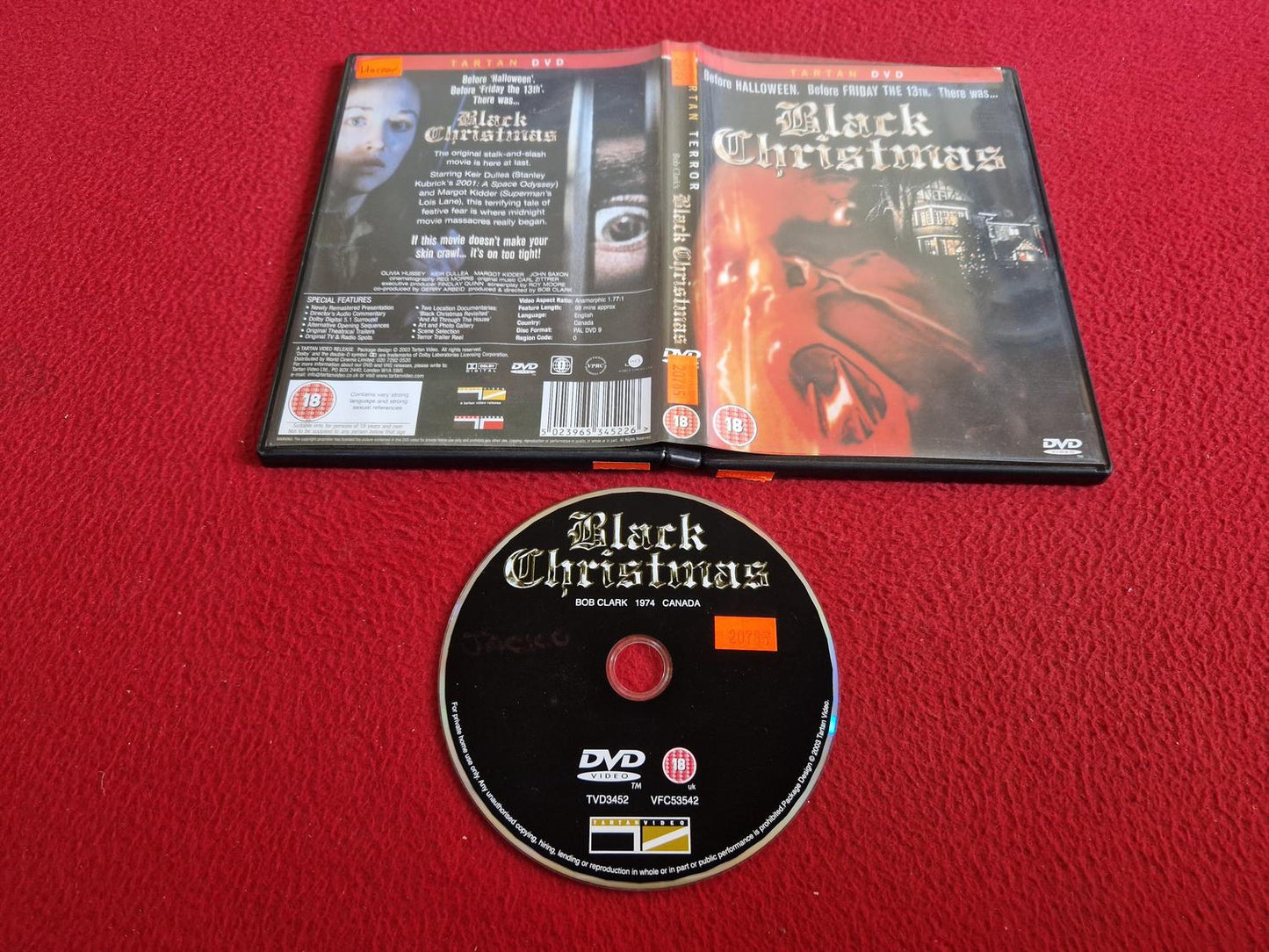 BLACK CHRISTMAS [ TARTAN TERROR ] DVD