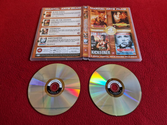 BLACK EAGLE / FIRE ON THE AMAZON / KICKBOXER / NIGHTMASTER DVD