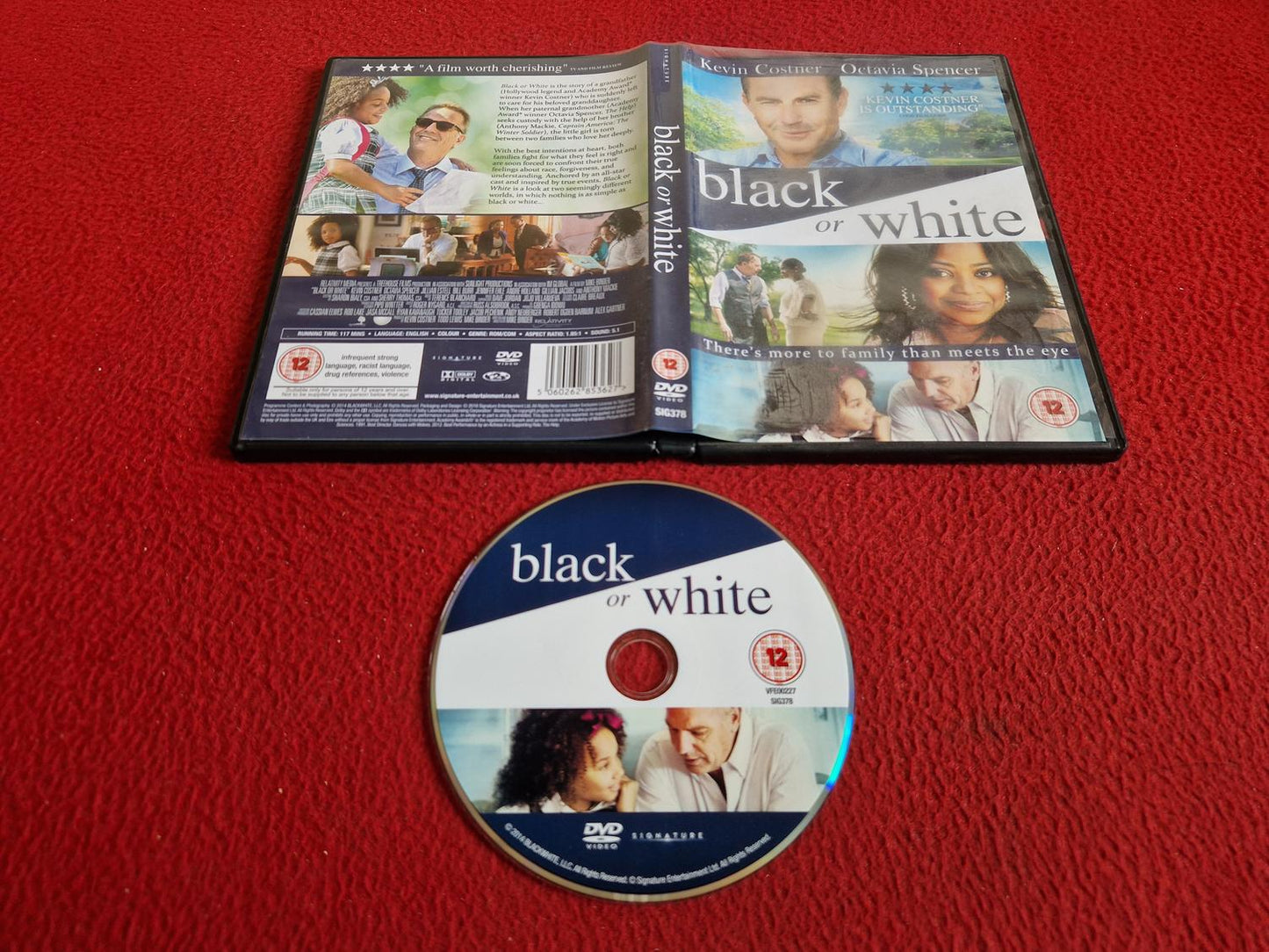 BLACK OR WHITE DVD