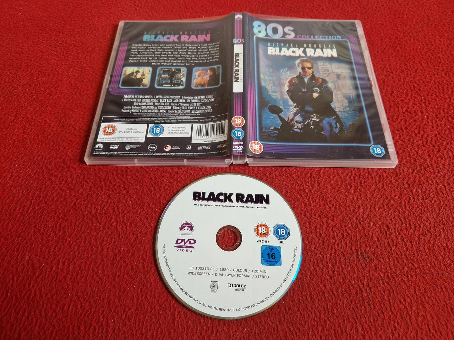BLACK RAIN [ SVENSK TEXT ] DVD