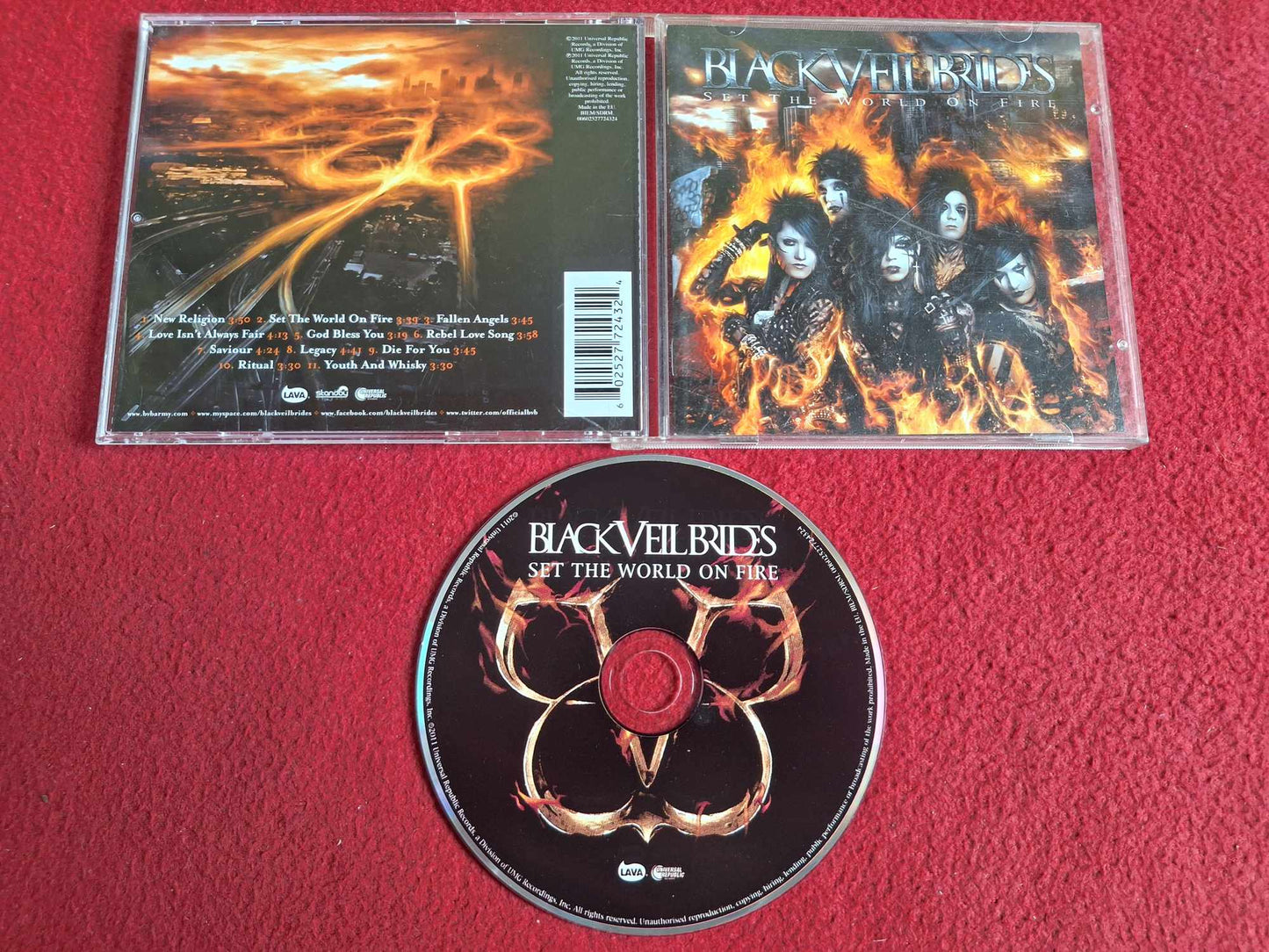 BLACK VEILBRIDES SET THE WORLD ON FIRE CD