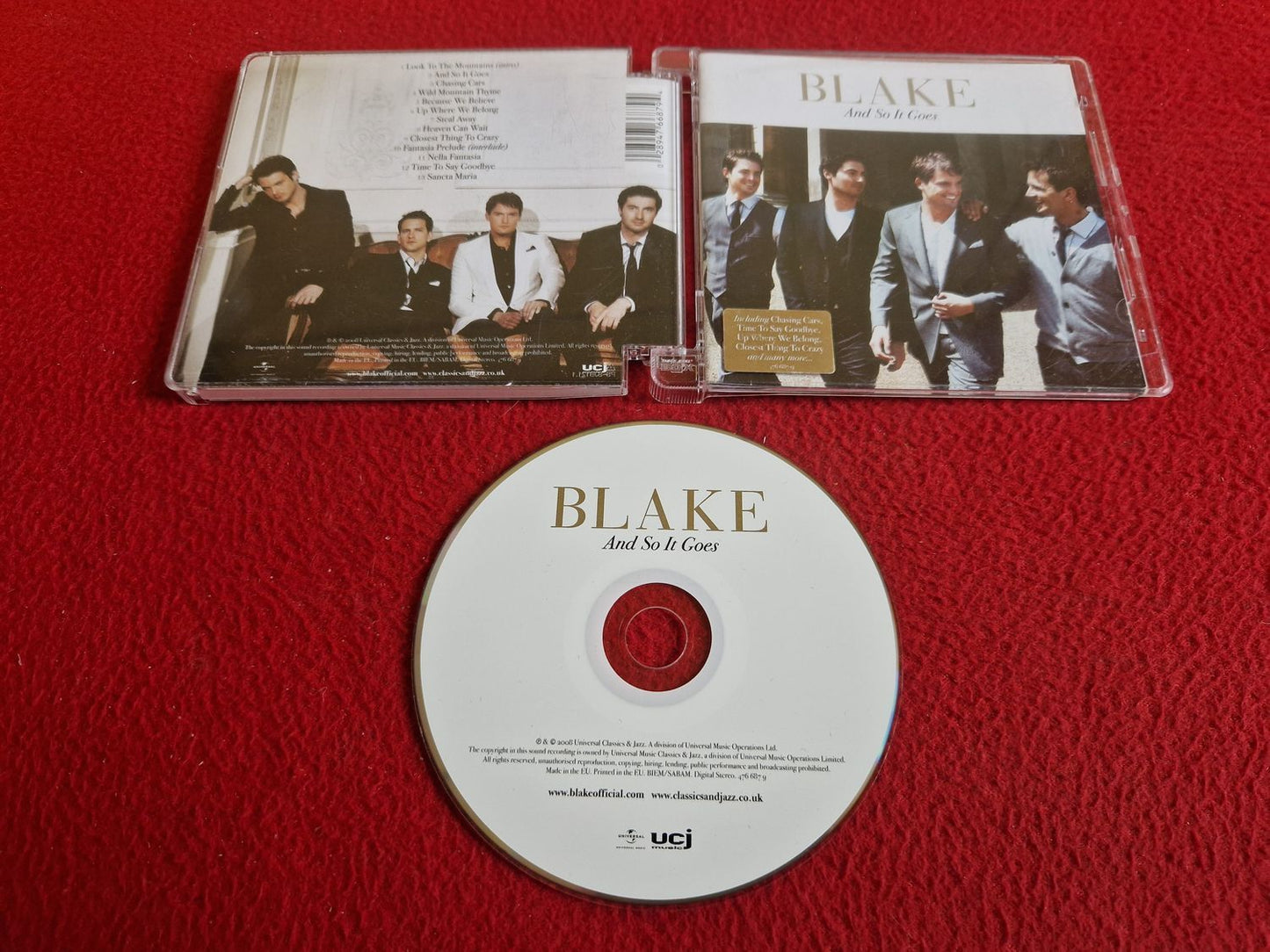 BLAKE AND SO IT GOES CD