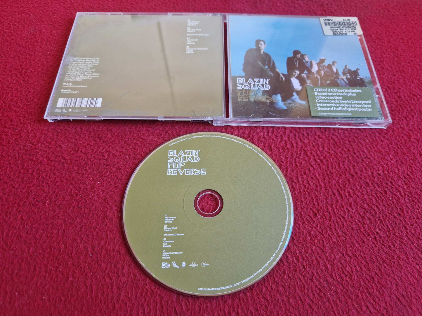 BLAZIN' SQUAD FLIP REVERSE CD