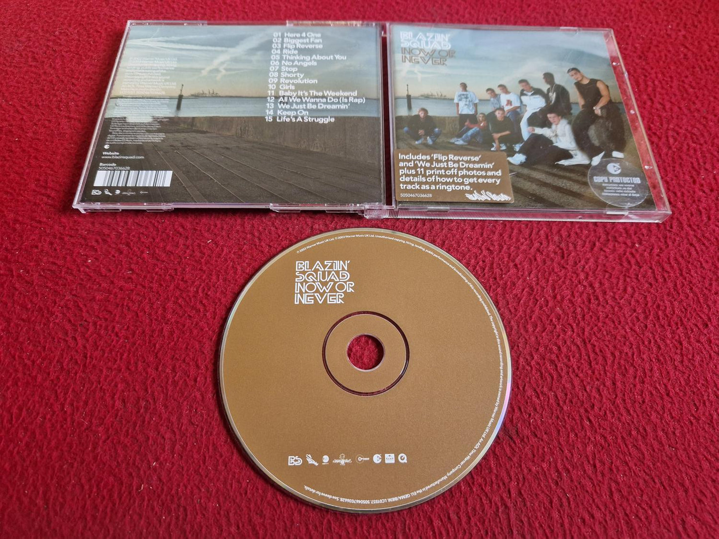BLAZIN' SQUAD NOW OR NEVER CD
