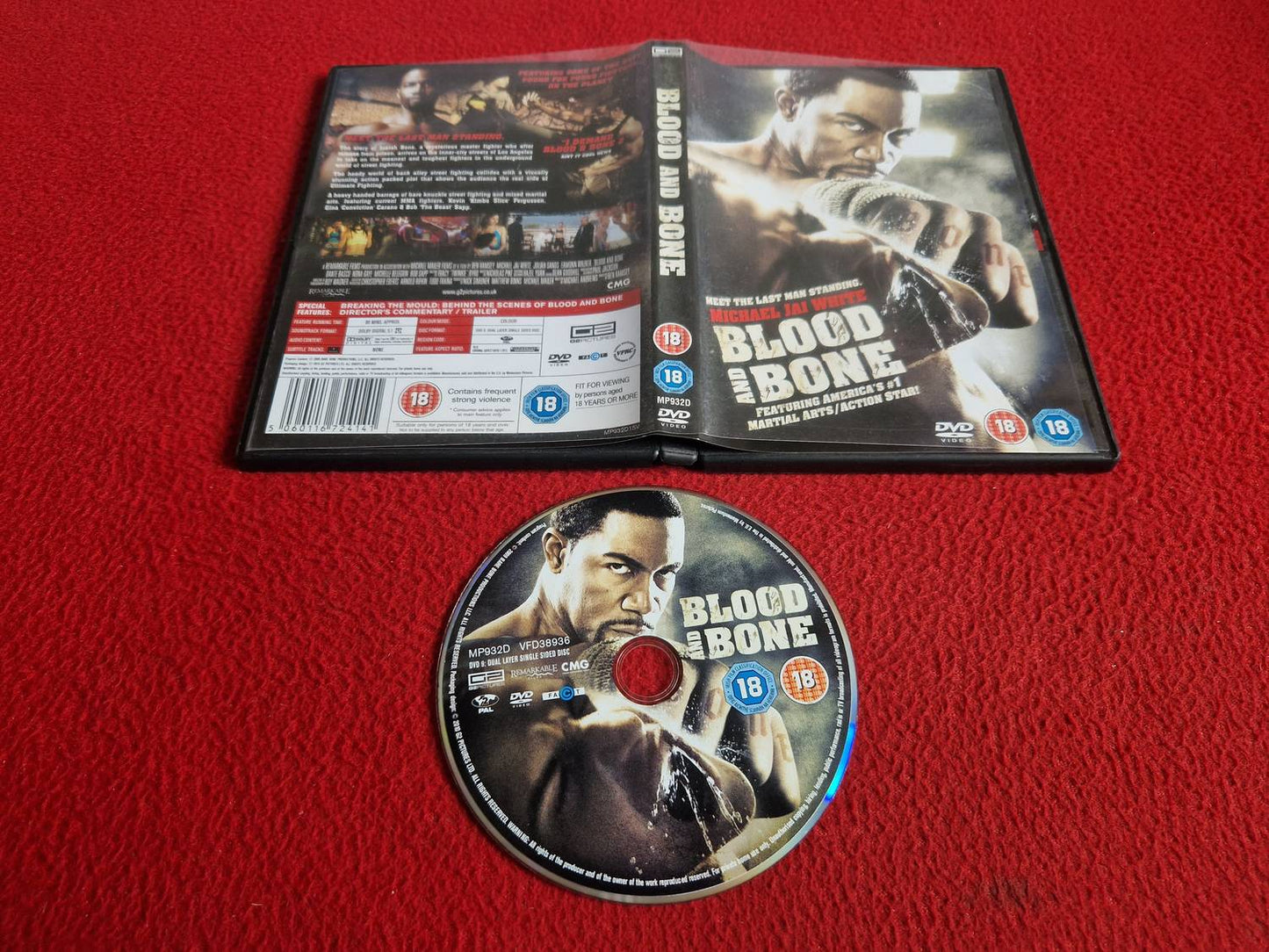 BLOOD AND BONE DVD