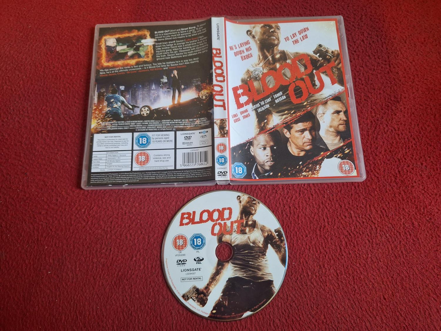 BLOOD OUT DVD