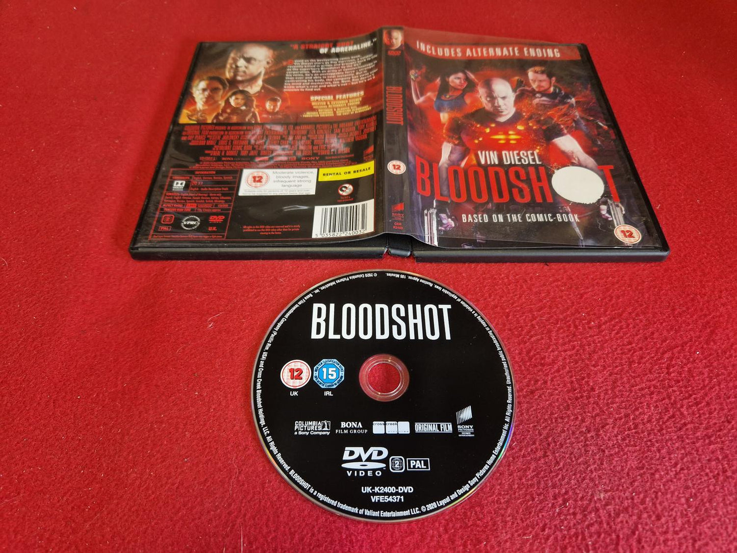 BLOODSHOT till DVD