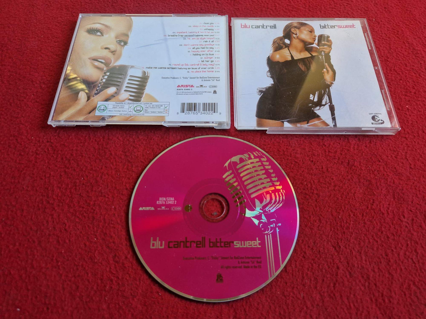 BLU CANTRELL BITTER SWEET CD