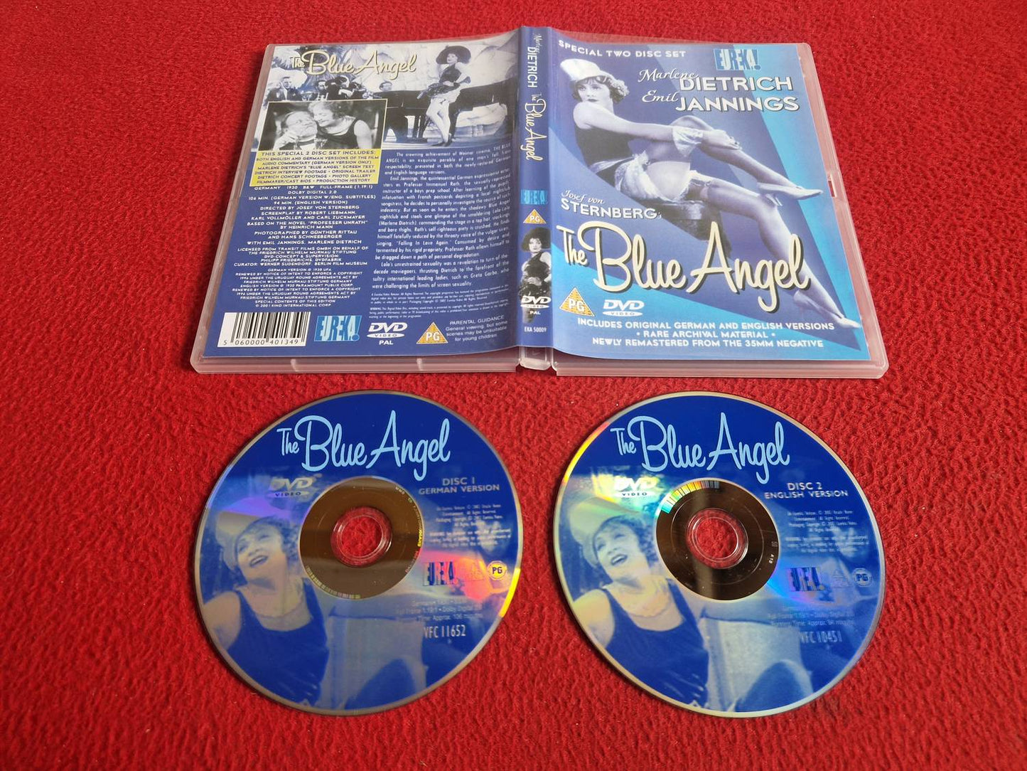 BLUE ANGEL [ ENGELSK & TYSK VERSION ] DVD