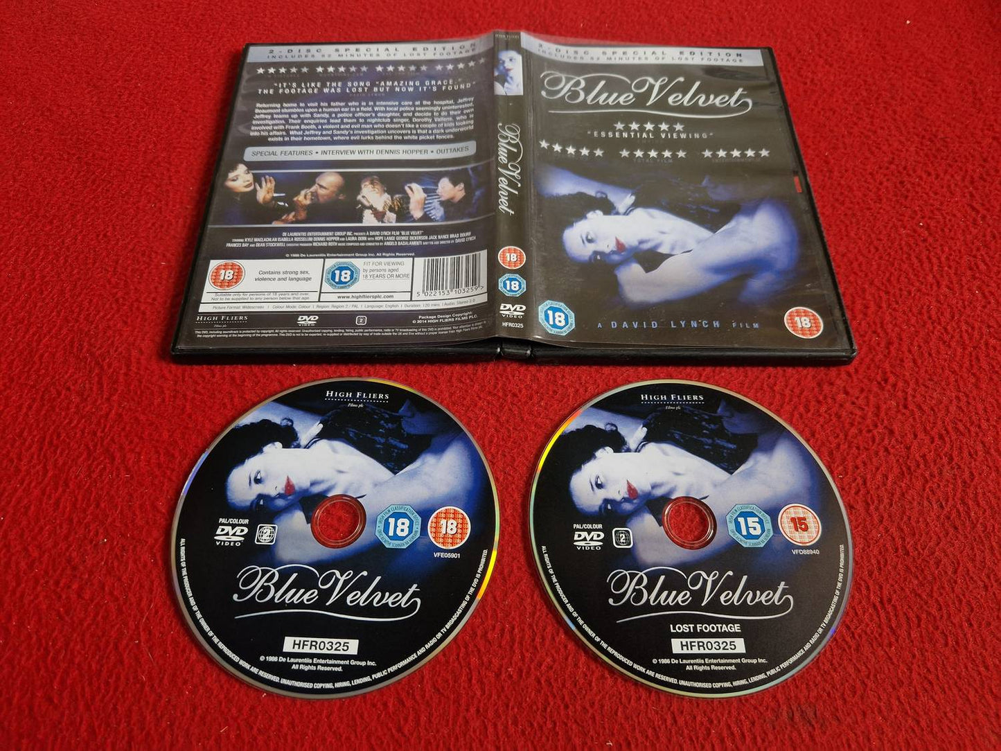 BLUE VELVET DVD