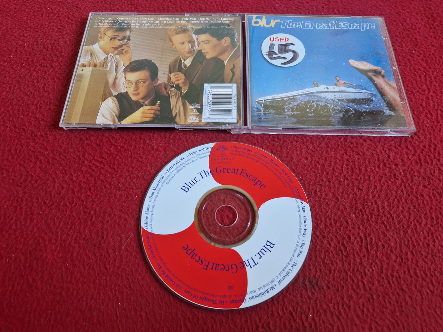 BLUR THE GREAT ESCAPE CD