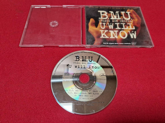 B.M.U. (BLACK MEN UNITED) U WILL KNOW SINGEL till CD